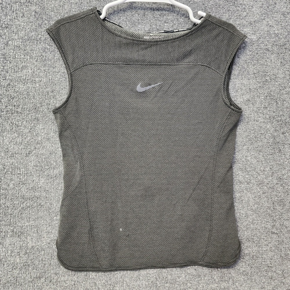 Nike Areoreact Nike Running Women's Tank Top Shirt M Dark Green